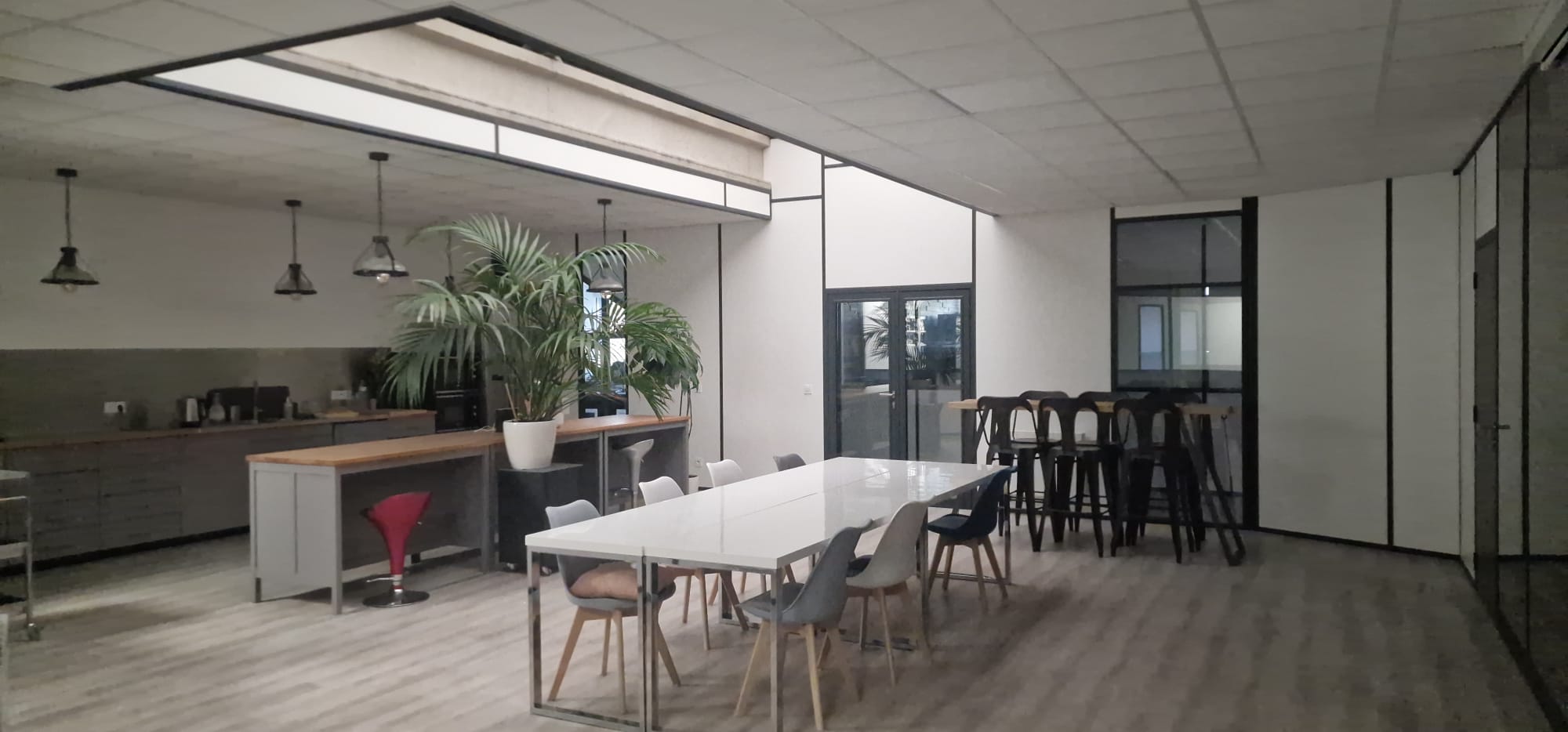 salle de répas partagée